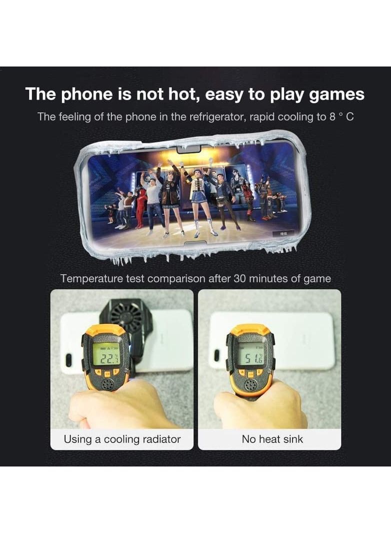 Mobile Phone Radiator for MEMO Water-Cooled Cold Wind Handle Fan DL01 PUGB Cooler Cooling Case