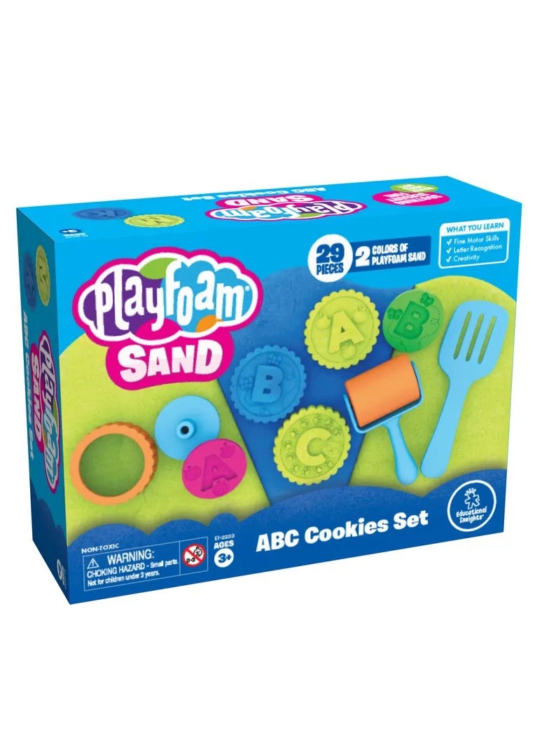 Learning Resources Playfoam Sand Abc Cookies Play Sand Toy Set