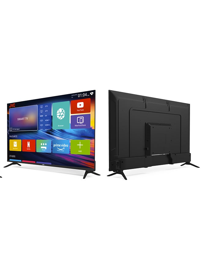 50 Inch 4K UHD Edgeless Smart TV With Dolby Audio + 2.0CH Soundbar Plus Bluetooth, Usb, Fm Radio With 600W PMPO LT-50N7105+THN322B Black