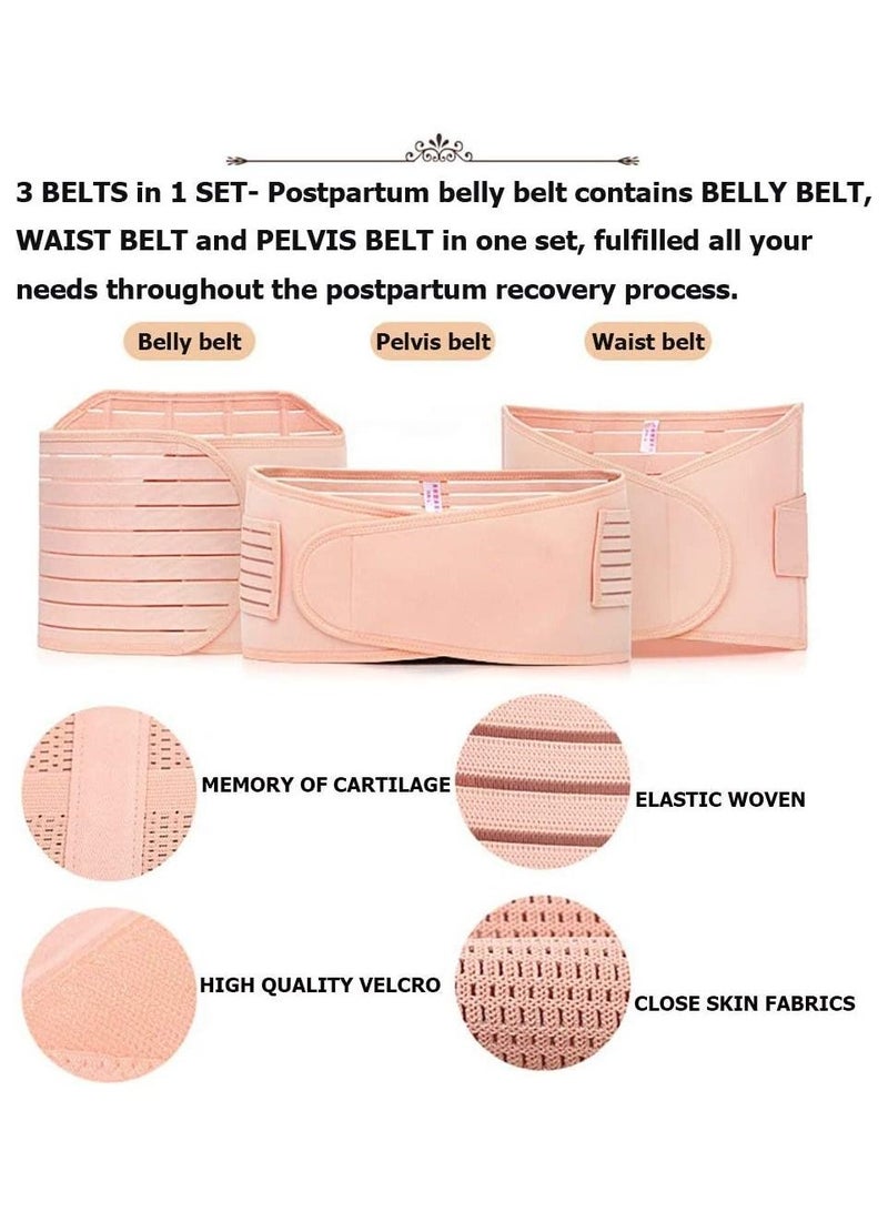 Postpartum Support Recovery Belt, Recovery Belly Wrap Waist, Pelvis Girdles Belt Body Shaper, Women Postpartum Girdle Recovery Belly, with Band Wrap Belt