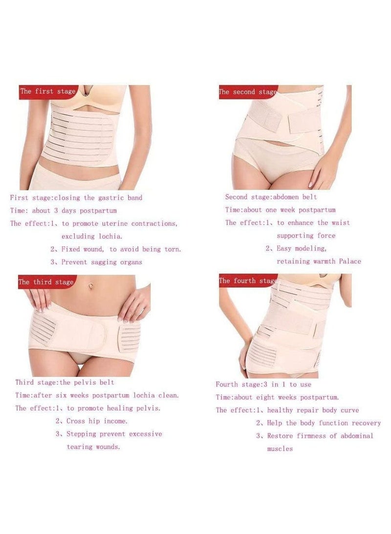 Postpartum Support Recovery Belt, Recovery Belly Wrap Waist, Pelvis Girdles Belt Body Shaper, Women Postpartum Girdle Recovery Belly, with Band Wrap Belt