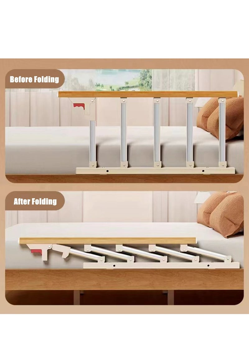 COOLBABY Bed Rails For The Elderly Safety Foldable Bedside Armrests Auxiliary Handles Foldable Bed Crutches Guardrails For The Elderly Adjustable Railings Anti-fall Sleep Bumpers