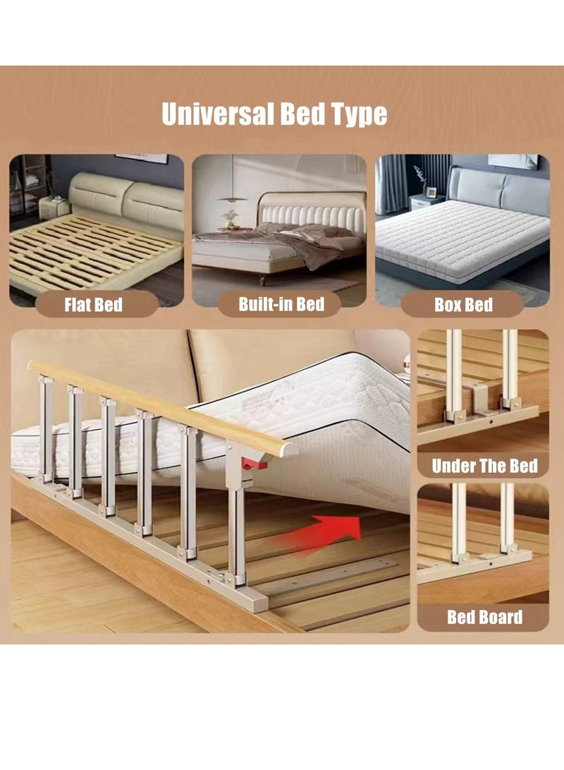 COOLBABY Bed Rails For The Elderly Safety Foldable Bedside Armrests Auxiliary Handles Foldable Bed Crutches Guardrails For The Elderly Adjustable Railings Anti-fall Sleep Bumpers