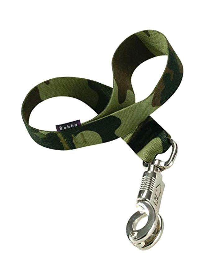 Dog Lead Green/Brown/Silver XL