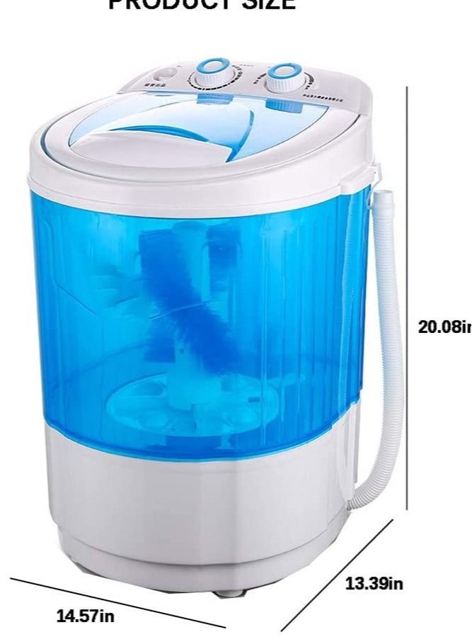 Shoe Washing Machine Small Household, Portable Lazy Washing Machine, 360° Cleaning, 10 Minutes Fast Cleaning, Safe Material Does Not Hurt Shoes Blue/White