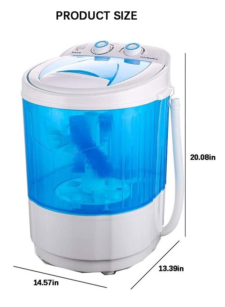 Shoe Washing Machine Small Household, Portable Lazy Washing Machine, 360° Cleaning, 10 Minutes Fast Cleaning, Safe Material Does Not Hurt Shoes Blue/White