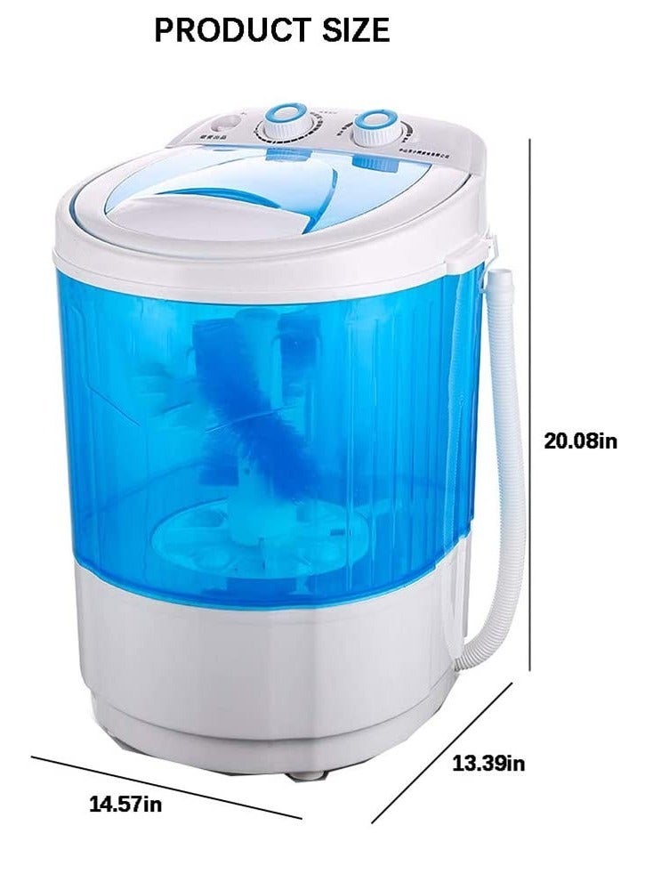 Shoe Washing Machine Small Household, Portable Lazy Washing Machine, 360° Cleaning, 10 Minutes Fast Cleaning, Safe Material Does Not Hurt Shoes Blue/White