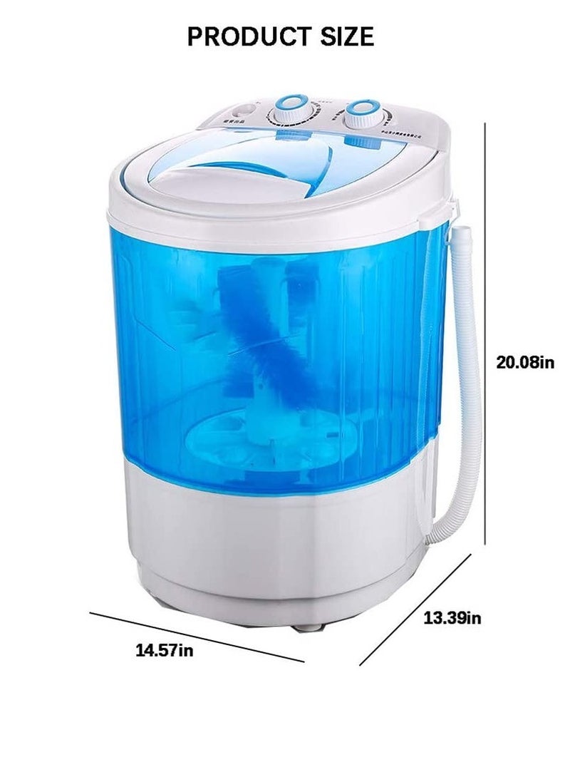 Shoe Washing Machine Small Household, Portable Lazy Washing Machine, 360° Cleaning, 10 Minutes Fast Cleaning, Safe Material Does Not Hurt Shoes Blue/White