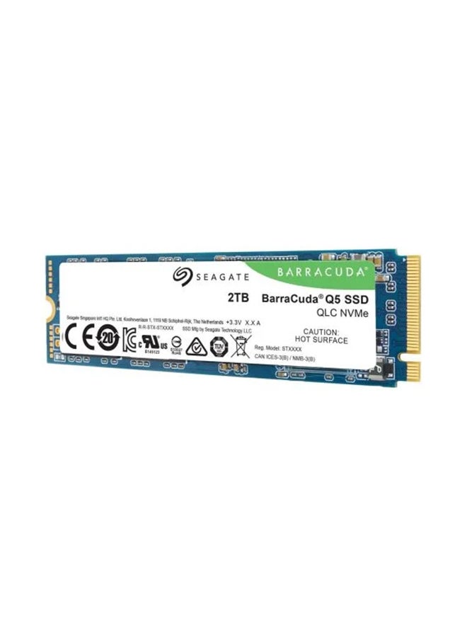 BarraCuda Q5 M.2 2280 2TB PCIe Gen3 x4 NVMe 1.3 3D QLC Internal Solid State Drive (SSD) ZP2000CV3A001 2 TB