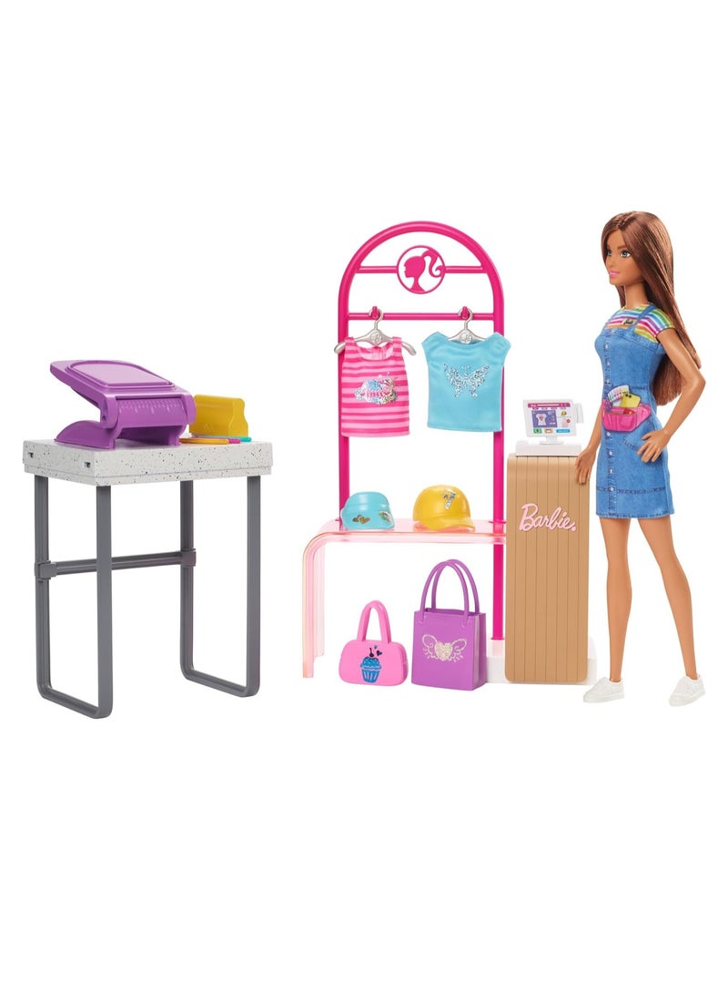 Barbie Make & Sell Boutique Playset