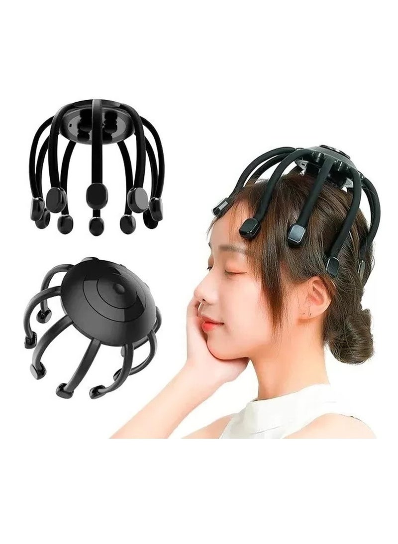 Electric Head Massager, Intelligent Head Massager Massager Black