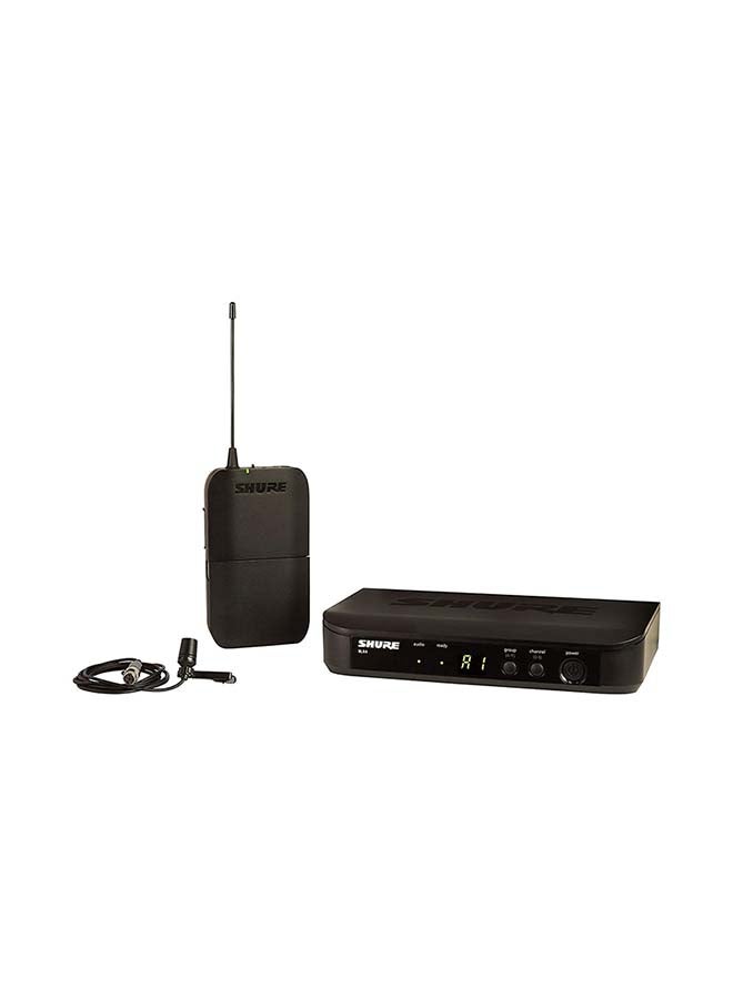 3-Piece Lavalier Wireless Microphone System Set BLX14UK/CVLX-K14 Black