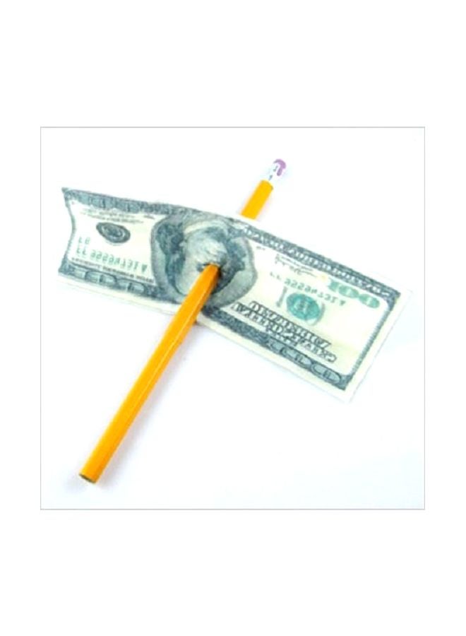 Misled Pencil Through Paper Dollar Bill Magic Trick