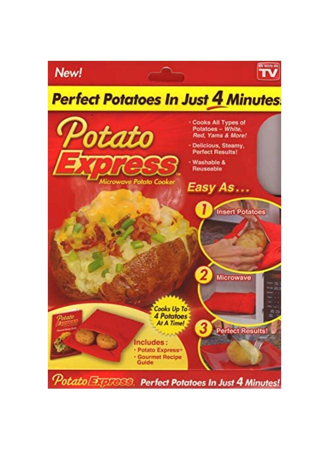 Microwave Potato Cooker Red