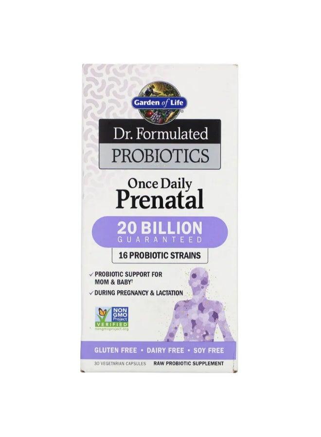 Dr. Formulated Probiotics Once Daily Prenatal Supplement - 30 Capsules