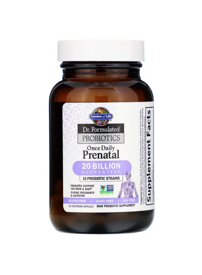 Dr. Formulated Probiotics Once Daily Prenatal Supplement - 30 Capsules