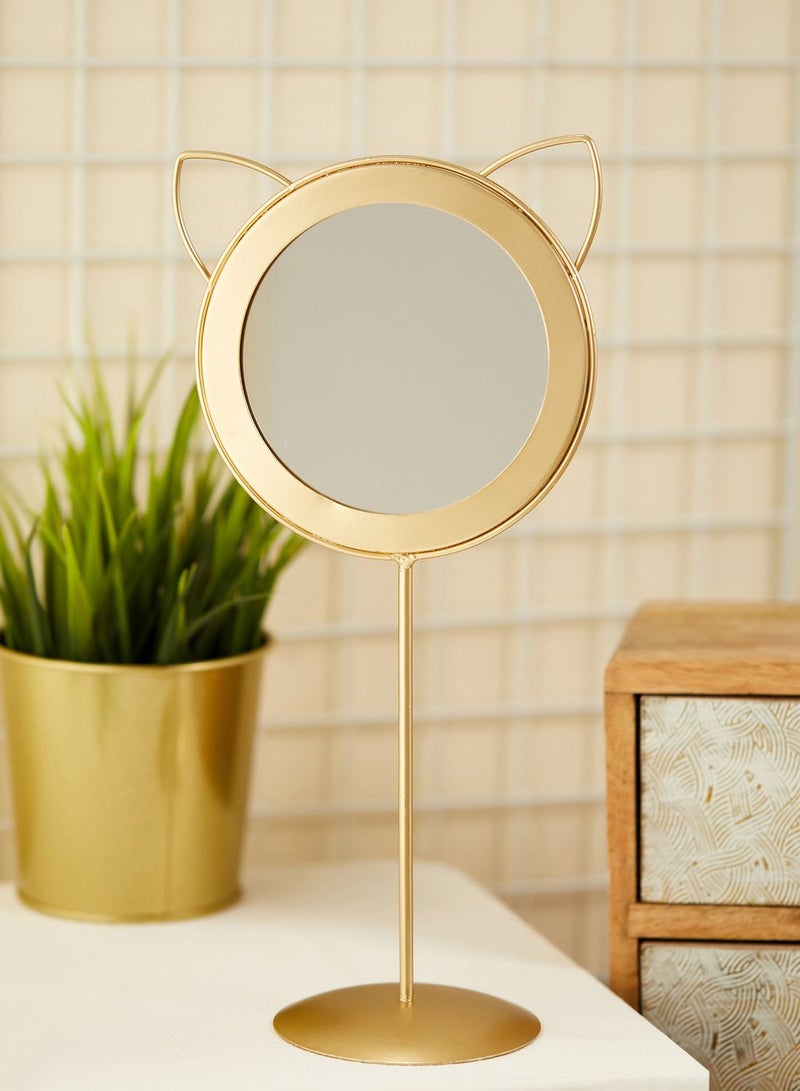 Cat Ears Mirror Gold