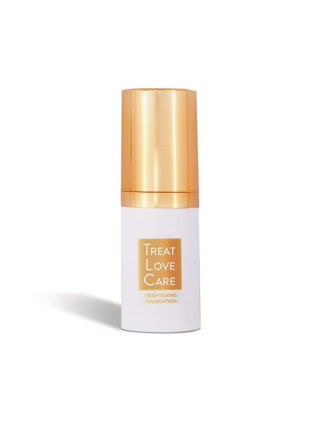 Treat Love Care Brightening Foundationbrilliance (Nude)14 Ml ; Enriched With Vitamins & Yeast Extracts; Liquid Foundation For Dusky Skin With Buildable Coverage & Luminous Finish