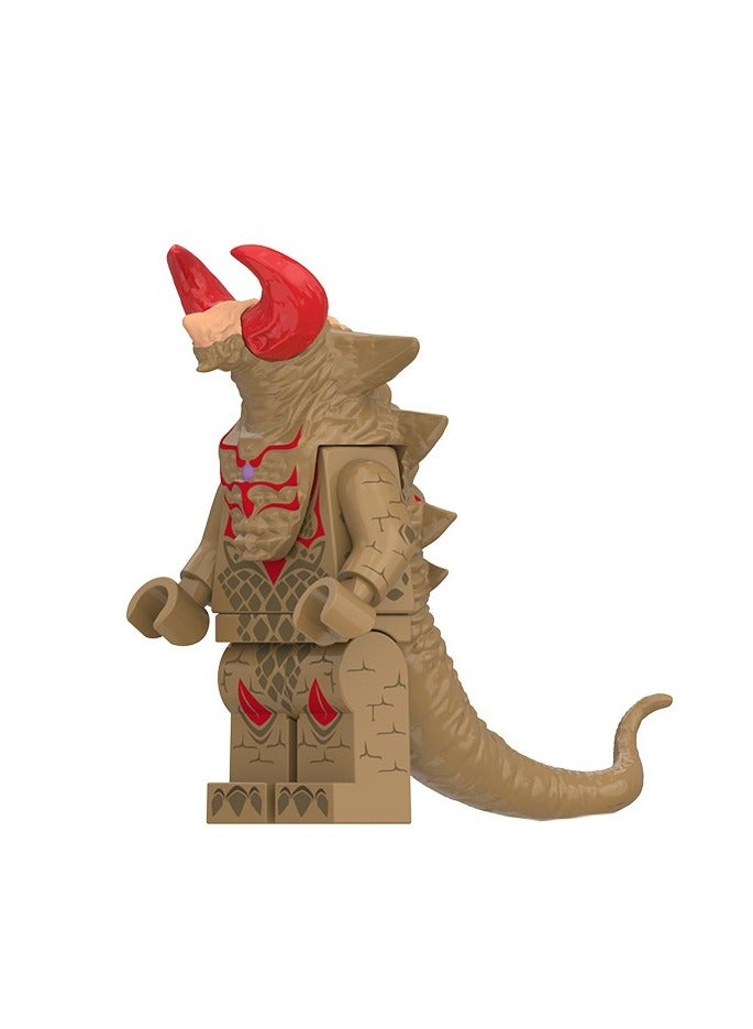 Multi Colored Gomora Razor Dimaga Jimu Puzzle Puzzle Toy