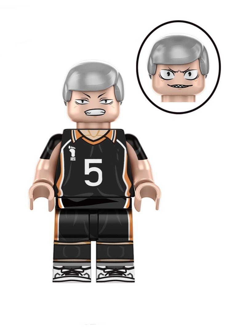 Anime Volleyball Boy Erze Village Dadi Rixiang Xiangyang Boy Toy Assembly Wooden Figure