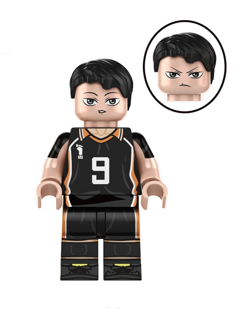 Anime Volleyball Boy Erze Village Dadi Rixiang Xiangyang Boy Toy Assembly Wooden Figure