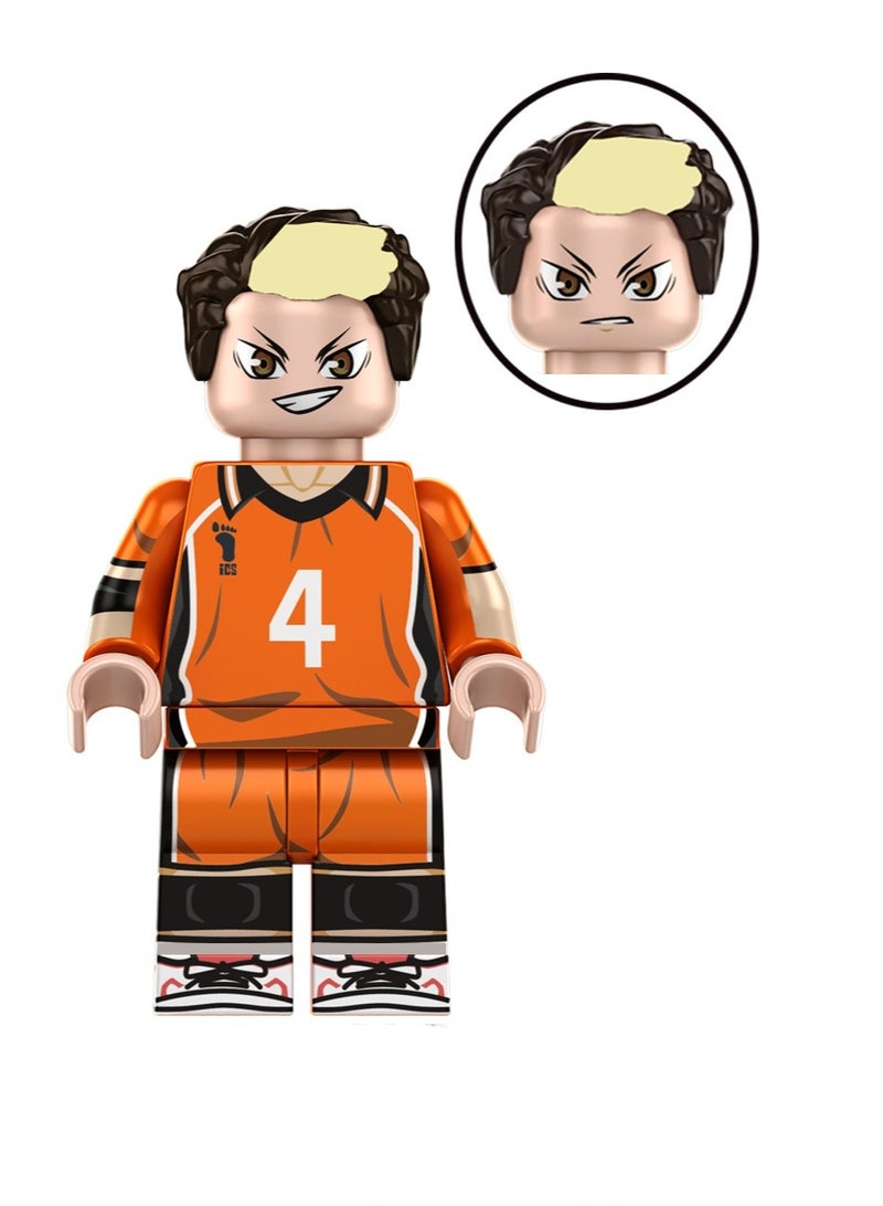Anime Volleyball Boy Erze Village Dadi Rixiang Xiangyang Boy Toy Assembly Wooden Figure