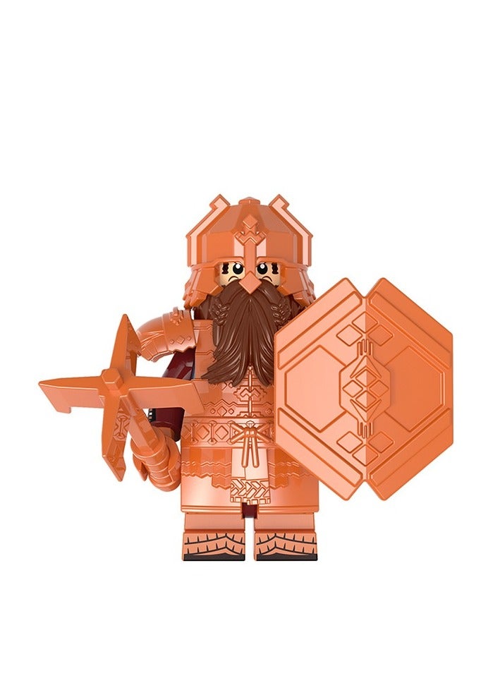 Dwarf Series Blue Mine Diamond Armor Solitary Mountain Armor Dwarf Building Blocks