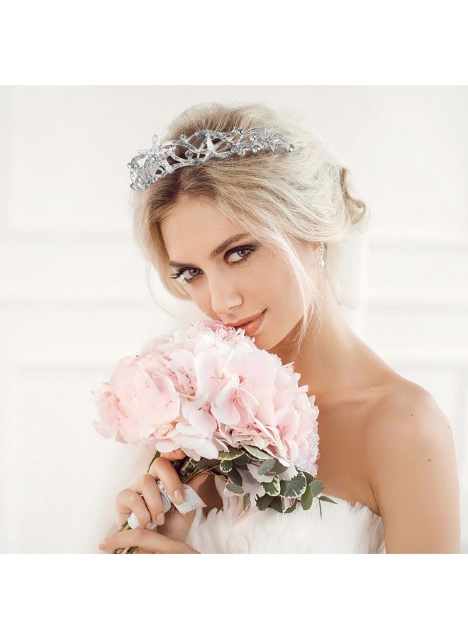 Mermaid Crown Wedding Starfish Headpiece Seashell Headband Rhinestone Tiara Costume Hair Accessories For Women