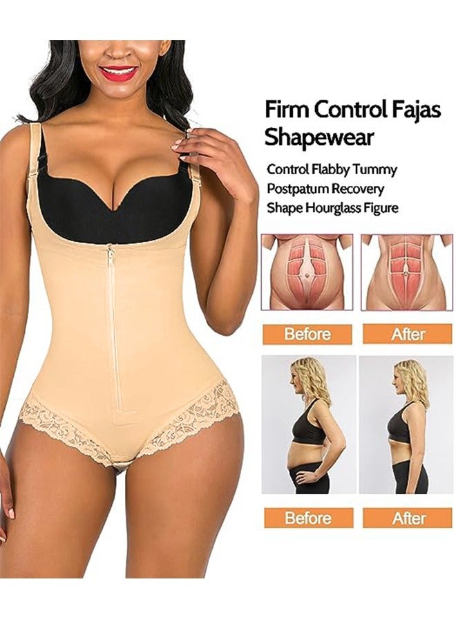 Womens Body Shaper High Waisted Tummy Control Shapewear, Full Body Shaper,  Women Tummy Control Lift Compression Garment, Body Slim Shapewear (Complexion)