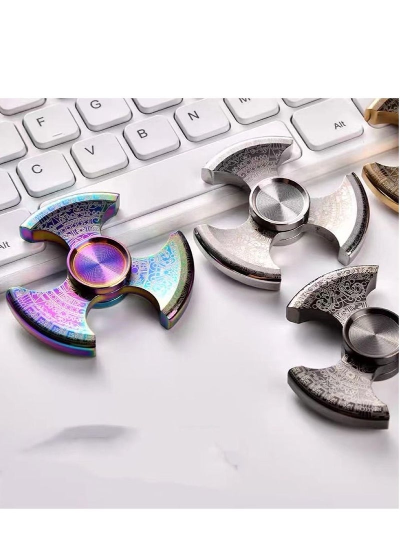 12PC Hand Fidget Spinners Toy with metal for ADHD Anxiety Toys Relief Stress Reducer