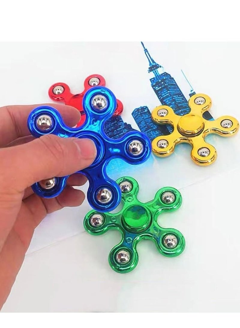 12PC Hand Fidget Spinners Toy with metal for ADHD Anxiety Toys Relief Stress Reducer