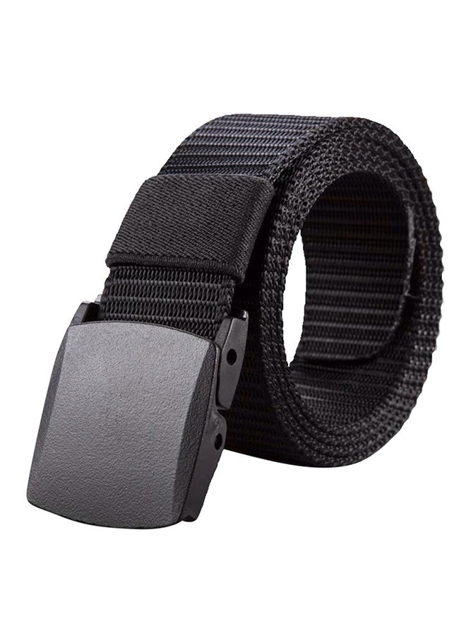 Automatic Closure Plastic Belt Black