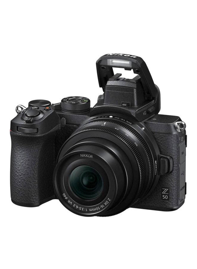 Nikon Z50 Mirrorless Camera With 16-50mm Bundle With Accessories Kit + EN-EL25 Battery + Case + 64GB Card +5 X Nikon School