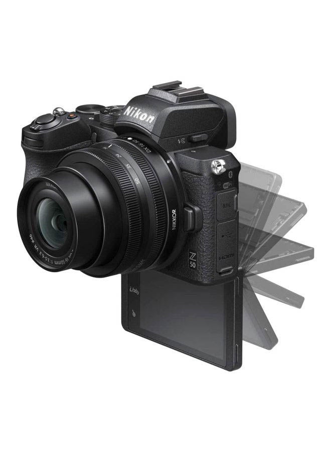 Nikon Z50 Mirrorless Camera With 16-50mm Bundle With Accessories Kit + EN-EL25 Battery + Case + 64GB Card +5 X Nikon School