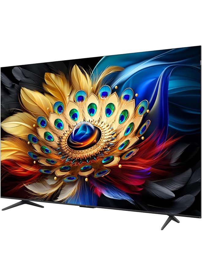 85 Inch 4K QLED Pro Smart Google TV, HDR 10+, Dolby Vision Atmos, 120Hz VRR+120Hz DLG, ONKYO 2.1ch, Slim & Uni-body Design (2024 Model) 85C655 Black