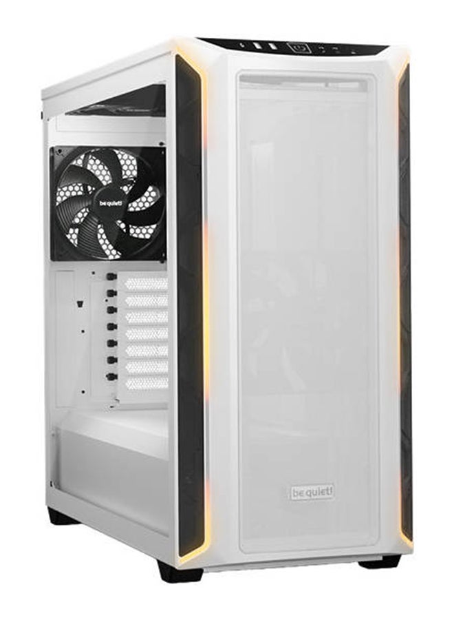 Shadow Base 800 DX aRGB Mid Tower Computer Case, 3x Pure Wings 3 140mm PWM Fans, Up to 420mm Radiator Support, ABS + Steel + Tempered Glass Materials, White | BGW62