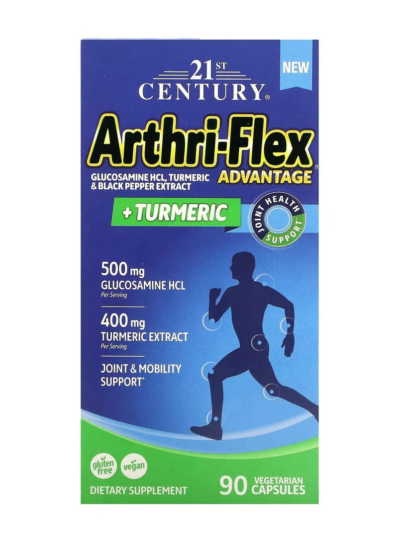 Arthri-Flex Advantage Plus Turmeric 90 Vegetarian Capsules