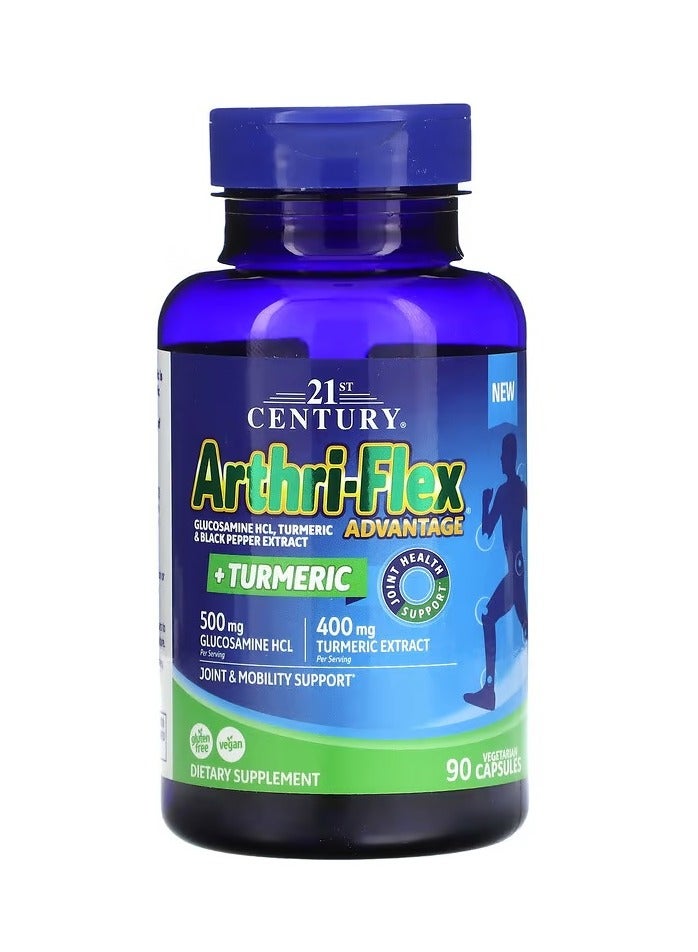 Arthri-Flex Advantage Plus Turmeric 90 Vegetarian Capsules