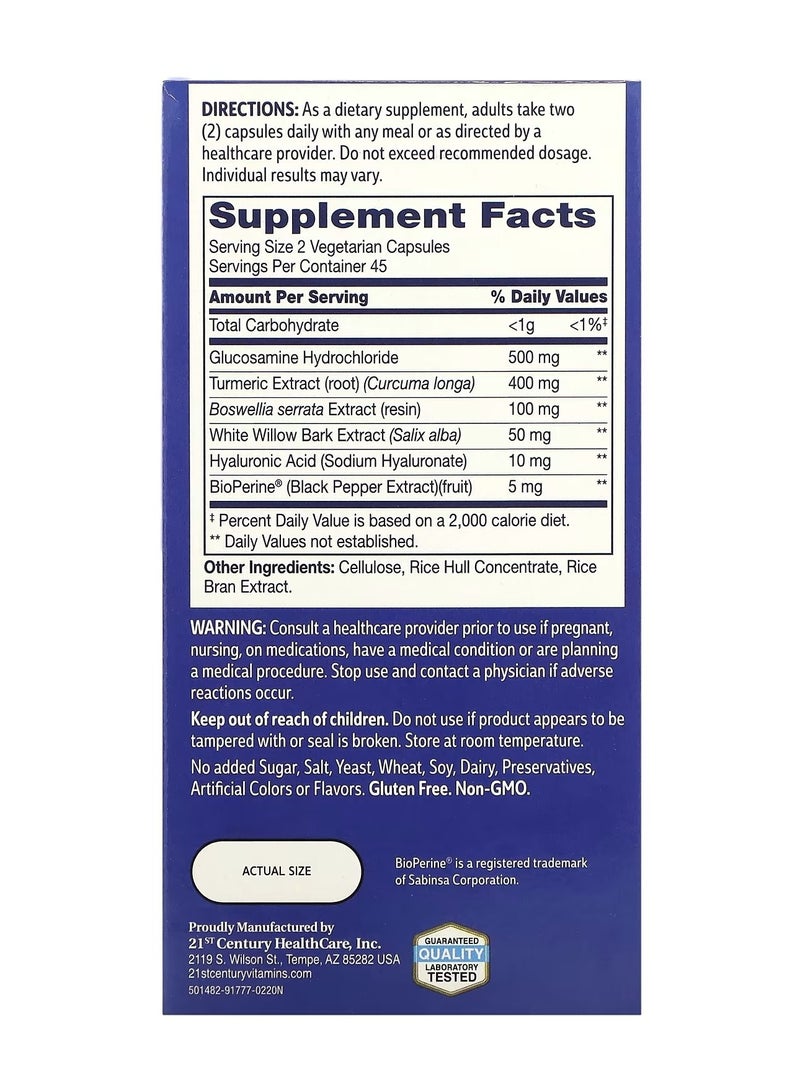 Arthri-Flex Advantage Plus Turmeric 90 Vegetarian Capsules