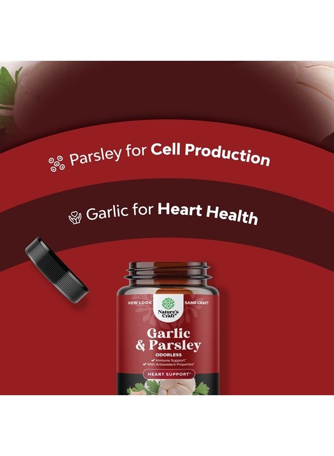 Aged Garlic Supplement for Immune Support - Odorless Garlic Pills for Heart Health and Kidney Support