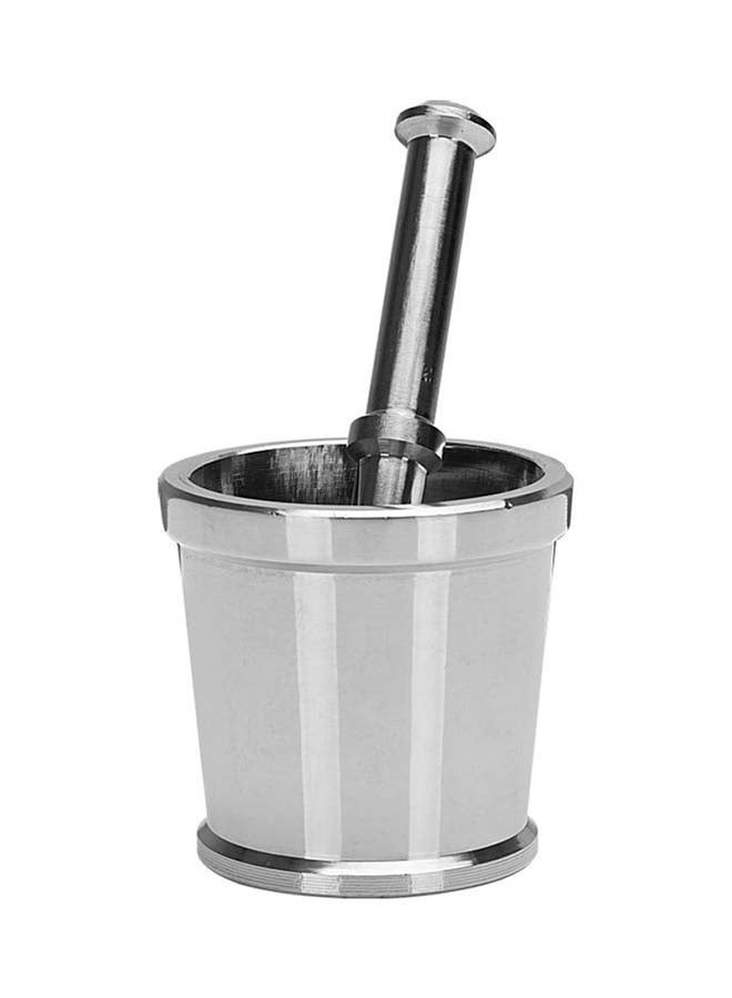 Stainless steel Mortar And Pestle Jumbo Silver