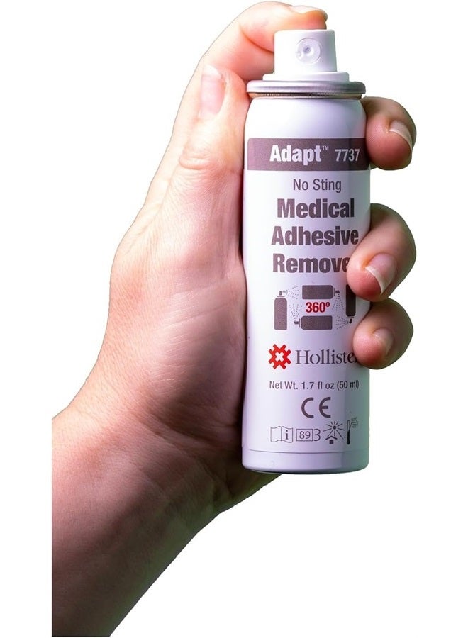 Adapt Medical Adhesive Remover, No Sting, 360° Spray 1.7 Oz