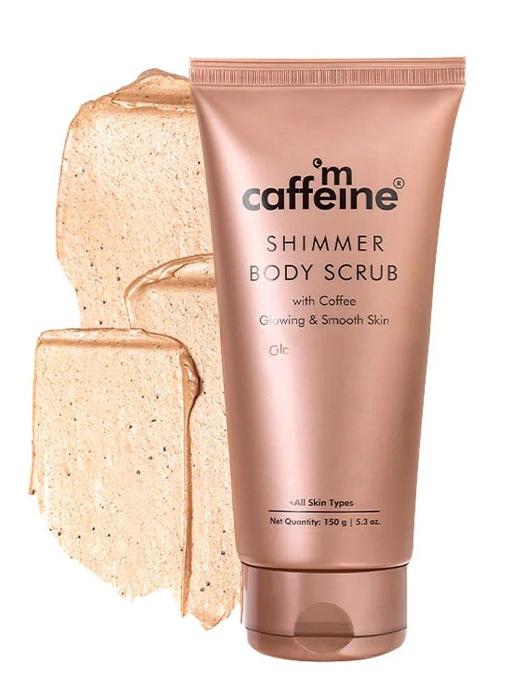 MCaffeine Shimmer Body Scrub With Coffee