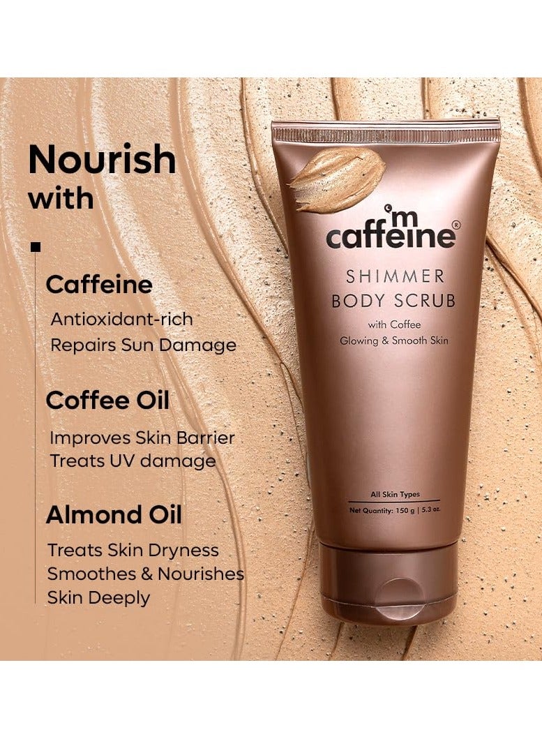 MCaffeine Shimmer Body Scrub With Coffee