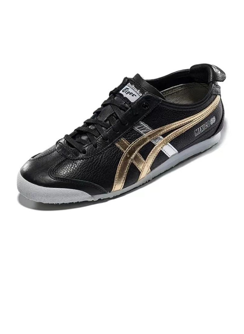 Mexico 66 Sneakers Black/Gold/Silver