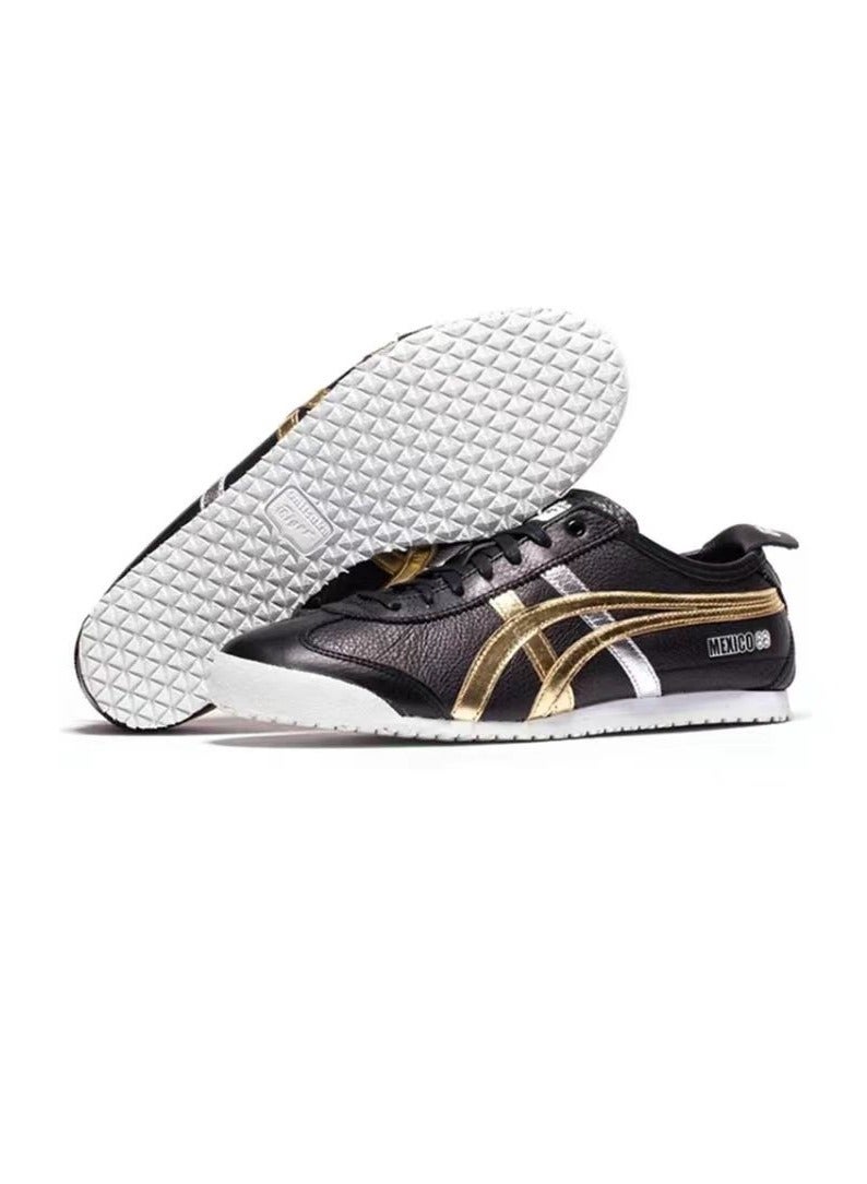 Mexico 66 Sneakers Black/Gold/Silver