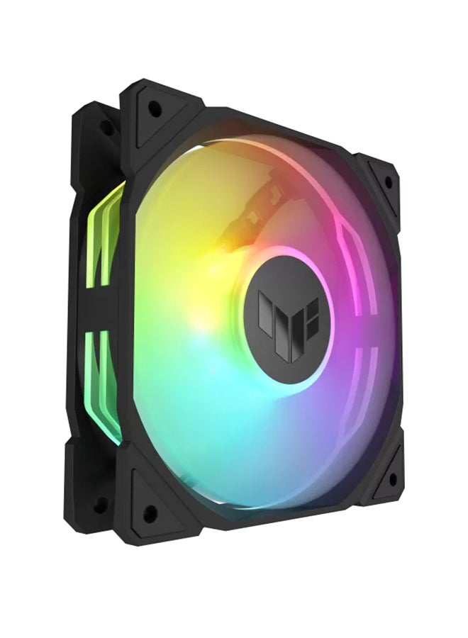 TUF Gaming TR120 ARGB Reverse Fan - Triple Pack, Optimized Cooling Performance, PWM Fan Efficiency, DUO Colors & Orientations 90DA00D0-B09020 Black