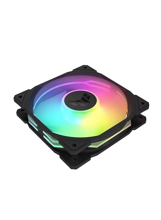 TUF Gaming TR120 ARGB Reverse Fan - Triple Pack, Optimized Cooling Performance, PWM Fan Efficiency, DUO Colors & Orientations 90DA00D0-B09020 Black