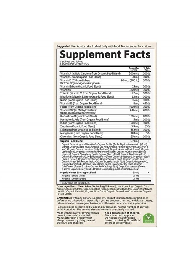 mykind Organics Women 55+ 30 Tablets