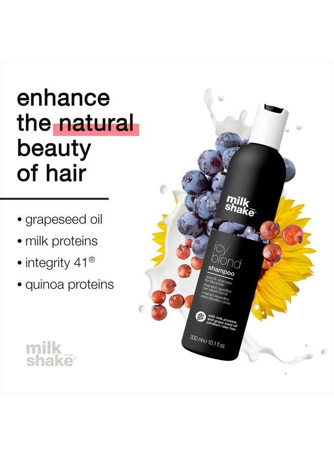 Icy Blond Shampoo - Black Pigment Silver Shampoo for Very Light Blond and Platinum Hair, 33.8 Fl Oz (1000ml)